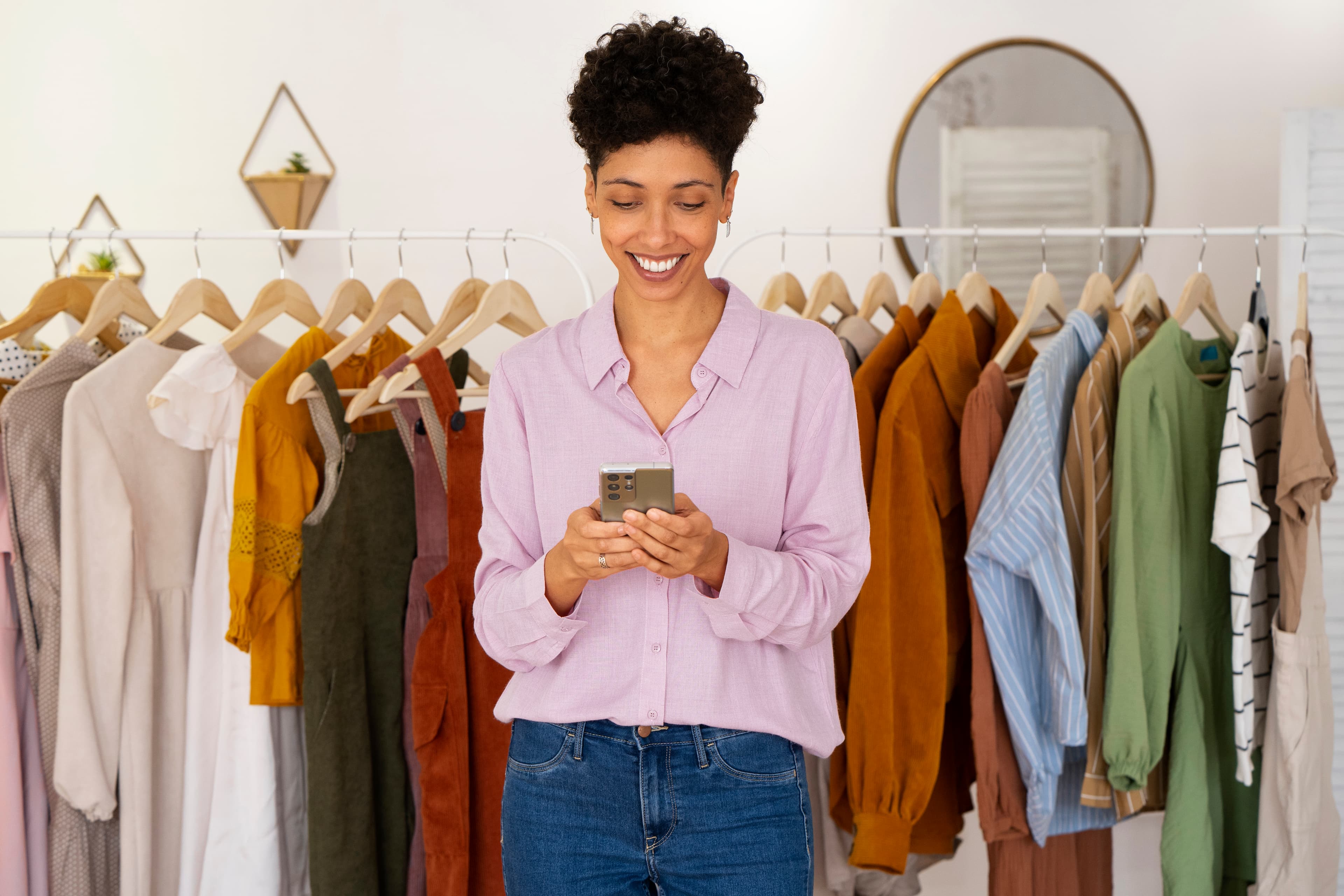 Business owner using Nexa AI to manage bookkeeping