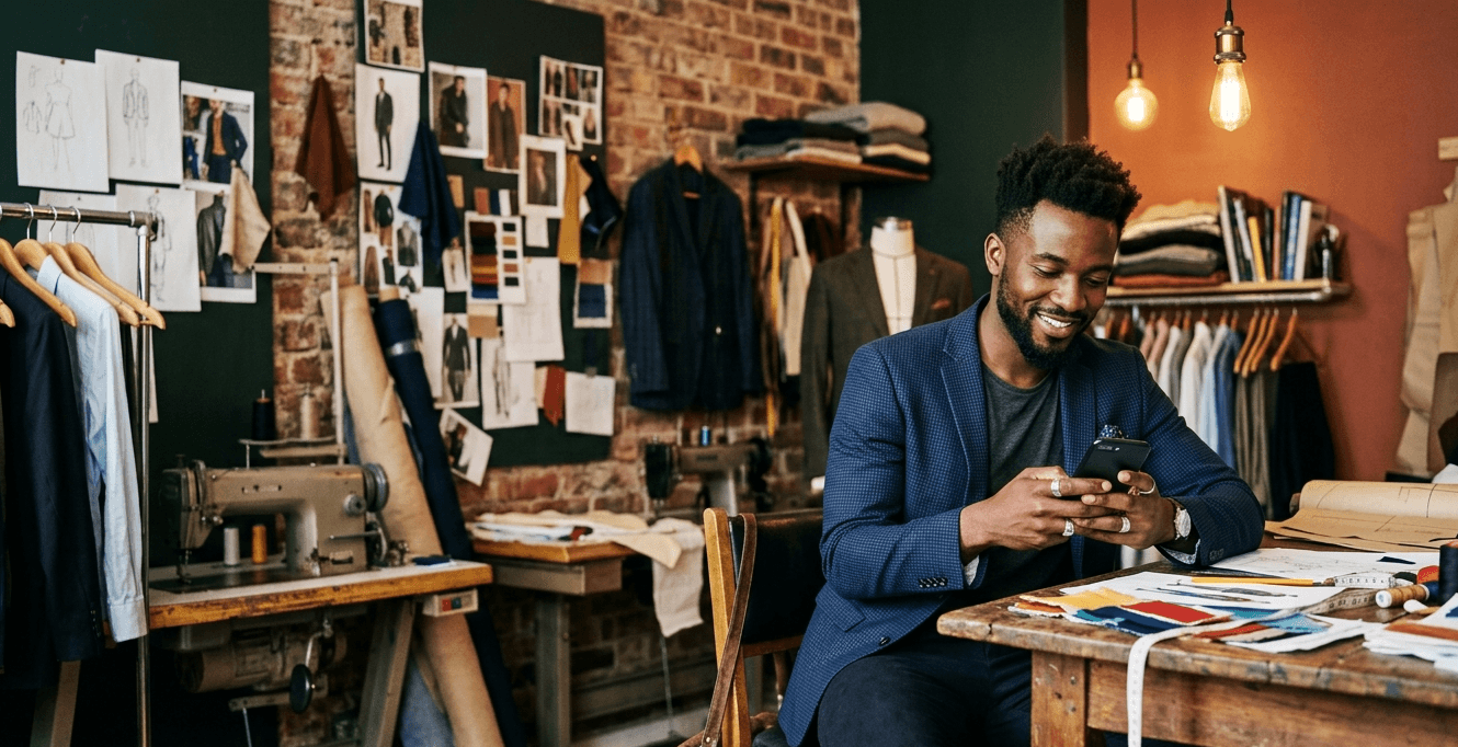 Business owner following up on unpaid invoices with Nexa